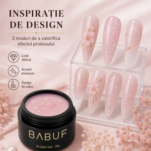 Gel de Constructie Autonivelant | Pink Milky Glow | BGG5 | 15g - Img 6