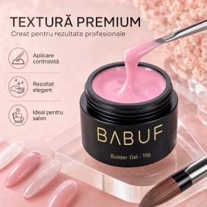 Gel de Constructie Autonivelant | Pink Serum | BG21 | 15g - Img 4