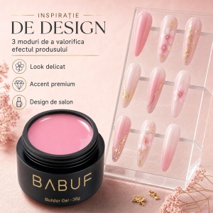 Gel de Constructie Autonivelant | Pink Serum | BG21 | 30g - Img 6