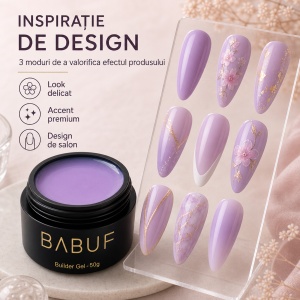 Gel de Constructie Autonivelant Smart | Lila Lăptos | SBG4 | 50g - Img 6