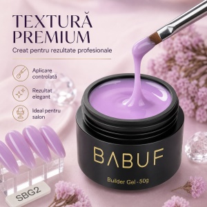 Gel de Constructie Autonivelant Smart | Milky Violet | SBG2 | 50g - Img 4