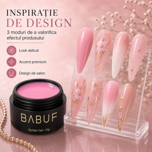 Gel de Constructie Autonivelant Smart | Pink Candy | SBG3 | 15g - Img 6