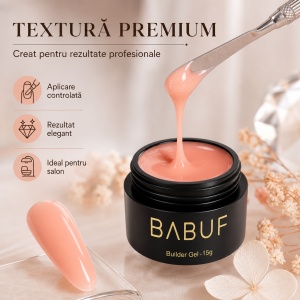 Gel de Constructie Autonivelant Smart | Soft Peach | SBG10 | 15g - Img 4