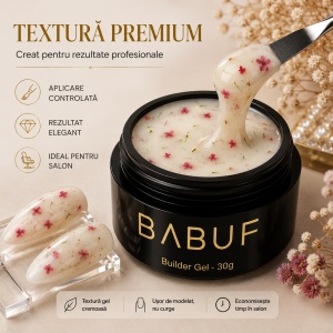 Gel de Constructie Flori Uscate | Milky Flowers | BGFU4 | 30g - Img 4
