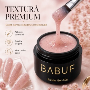 Gel de Constructie Flori Uscate | Milky Petals | BGFU1 | 50g - Img 4