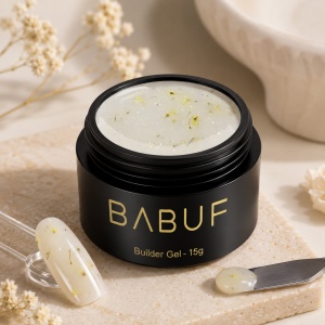 Gel de Constructie Flori Uscate | Milky Yellow Petals | BGFU9 | 15g - Img 2