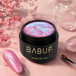 Gel de Constructie Mermaid | Hot Pink Shimmer | MBG3 | 30g - Img 2