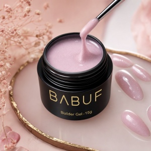 Gel de Constructie Reflectiv Autonivelant | Blush Shimmer | GBG6 | 15g - Img 2