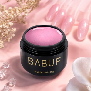 Gel de Constructie Reflectiv Autonivelant | Pink Glitter | GBG7 | 50g - Img 2