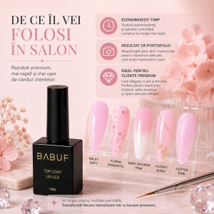 Top Coat | Light Pink Top | TCC7 | 15ml - Img 7