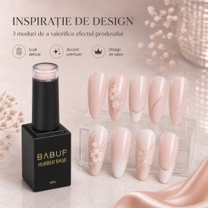 Baza Rubber | Blush Natural | RB3 | 15ml - Img 6