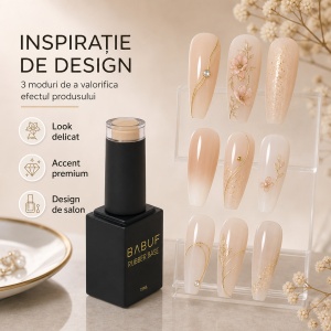 Baza Rubber | Golden Cream | RB17 | 15ml - Img 6