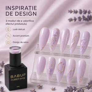 Baza Rubber | Lavanda Soft | RB4 | 15ml - Img 6