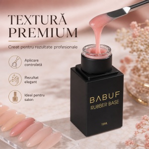 Baza Rubber | Peachy Nude | RB29 | 15ml - Img 4