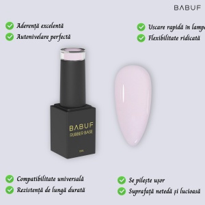 Baza Rubber | Roz Laptos | RB24 | 15ml - Img 2