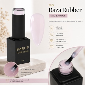 Baza Rubber | Roz Laptos | RB24 | 15ml - Img 2
