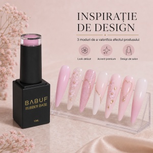 Baza Rubber | Trandafir Pudrat | RB12 | 15ml - Img 6