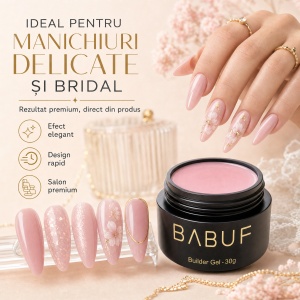 Gel de Constructie Autonivelant | Blush Veil | BG22 | 30g - Img 5