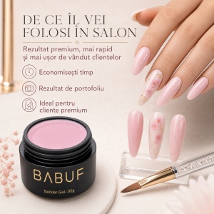 Gel de Constructie Autonivelant | Blush Veil | BG22 | 50g - Img 7