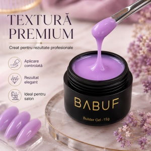 Gel de Constructie Autonivelant | Lila Pastel | BG10 | 15g - Img 4