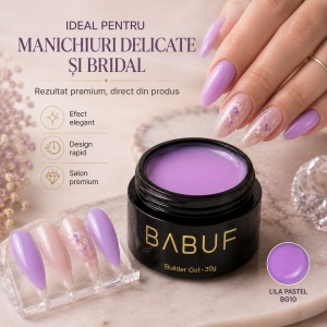 Gel de Constructie Autonivelant | Lila Pastel | BG10 | 30g - Img 5