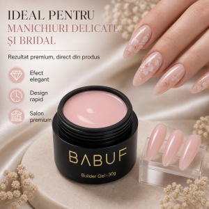 Gel de Constructie Autonivelant | Milky Blush | BG24 | 30g - Img 5