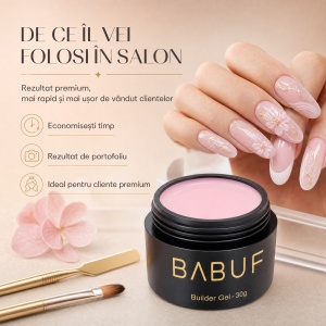 Gel de Constructie Autonivelant | Milky Pink Cloud | BG13 | 30g - Img 7