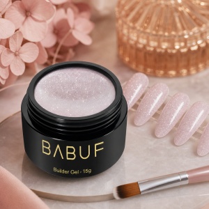 Gel de Constructie Autonivelant | Pearl Blush Glow | BGG10 | 15g - Img 3