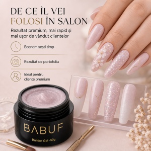 Gel de Constructie Autonivelant | Pearl Blush Glow | BGG10 | 50g - Img 7