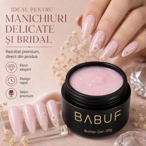 Gel de Constructie Autonivelant | Pink Milky Glow | BGG5 | 30g - Img 5