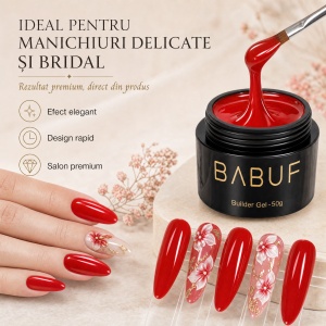 Gel de Constructie Autonivelant | Roșu În Flăcări | BG18 | 50g - Img 5