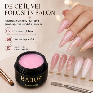 Gel de Constructie Autonivelant | Roz Lăptos | BG6 | 50g - Img 7