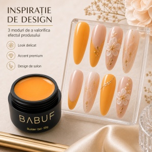 Gel de Constructie Autonivelant Smart | Galben Mango | SBG11 | 50g - Img 6