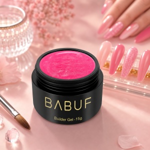 Gel de Constructie Camuflaj | Hot Pink Shimmer | CBG2 | 15g - Img 3