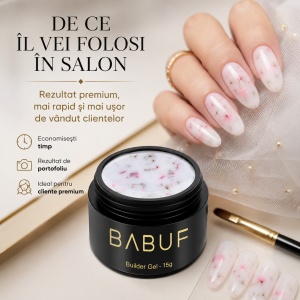 Gel de Constructie Flori Uscate | Milky Bloom | BGFU3 | 15g - Img 7