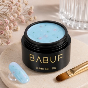 Gel de Constructie Flori Uscate | Milky Blue Petals | BGFU5 | 30g - Img 2