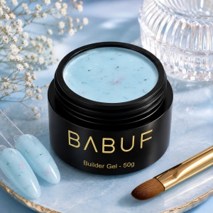 Gel de Constructie Flori Uscate | Milky Blue Petals | BGFU5 | 50g - Img 2