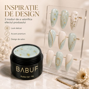 Gel de Constructie Flori Uscate | Milky Mint Petals | BGFU7 | 15g - Img 6