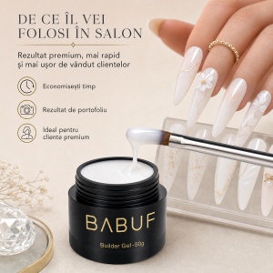 Gel de Constructie Fosforescent | Alb Lăptos Fosforescent | FBG7 | 50g - Img 7