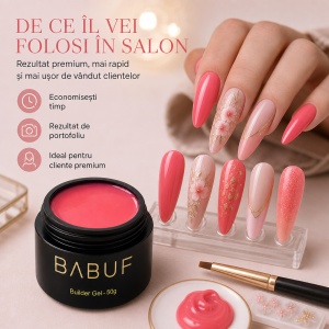 Gel de Constructie Fosforescent | Neon Coral | FBG2 | 50g - Img 7