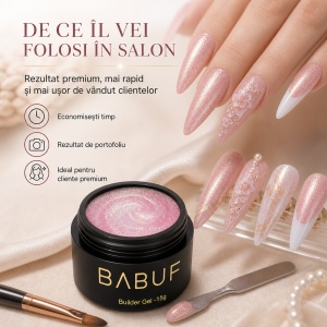 Gel de Constructie Mermaid | Coral Shimmer | MBG2 | 15g - Img 7