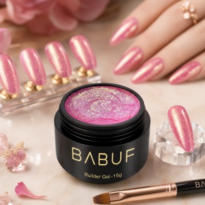 Gel de Constructie Mermaid | Fuchsia Shimmer | MBG7 | 15g - Img 3
