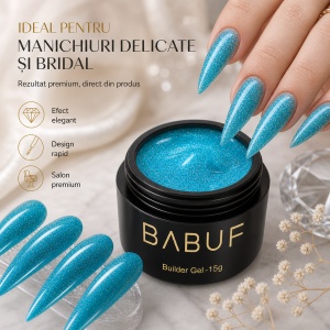 Gel de Constructie Mermaid | Turcoaz Electric | MBG9 | 15g - Img 5