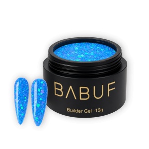 Gel de Constructie Reflectiv Autonivelant | Aqua Glitter | GBG3 | 15g