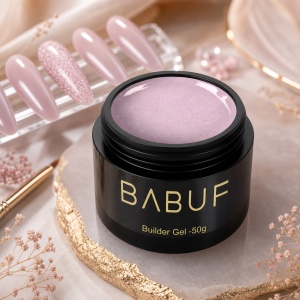Gel de Constructie Reflectiv Autonivelant | Blush Shimmer | GBG6 | 50g - Img 3