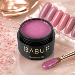Gel de Constructie Reflectiv Autonivelant | Mauve Sparkle | GBG16 | 50g - Img 3