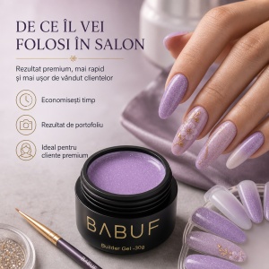 Gel de Constructie Reflectiv Autonivelant | Reflective Lilac | GBG12 | 30g - Img 7