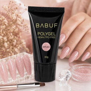 Polygel | Nude Sparkle | DPLG4 | 30g - Img 3