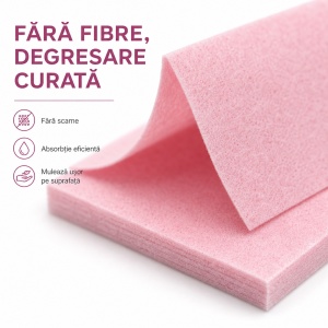 Servetele Unghii pentru degresare roz | fara fibre | SP1 | Set 630 bucati - Img 4