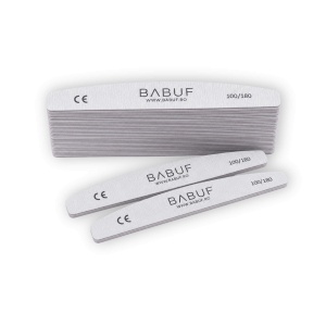 Set 10 bucati | Pila de Unghii | Semilună | PL1 | Abrazivitate 100/180